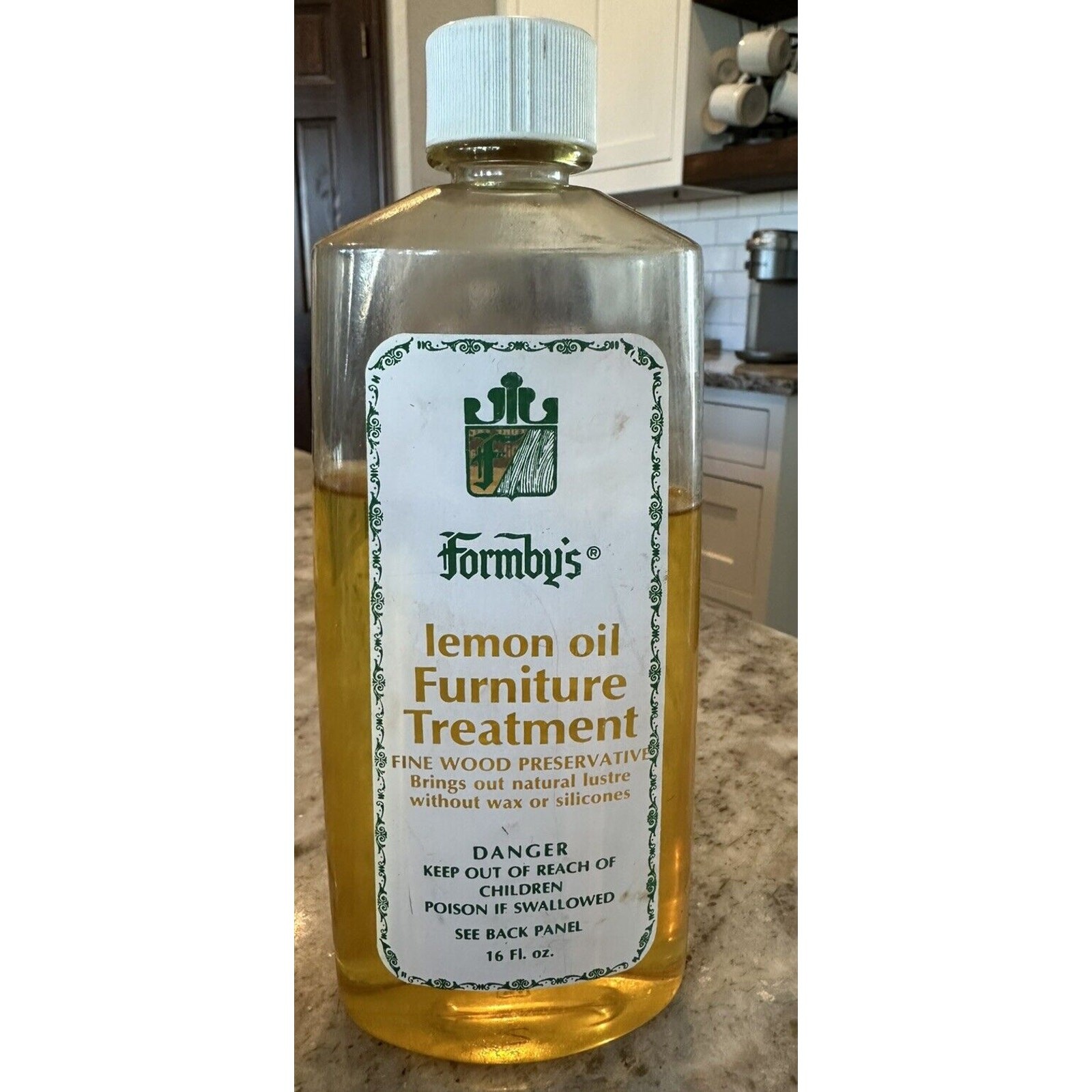 Formby’s Penetrating Lemon Oil Wood Furniture Treatment 60% full – 16oz DISCONT