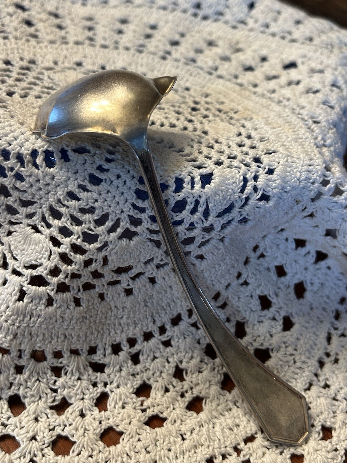 Saart Bros. Grape Pattern Ladle Spoon Sterling Silver
