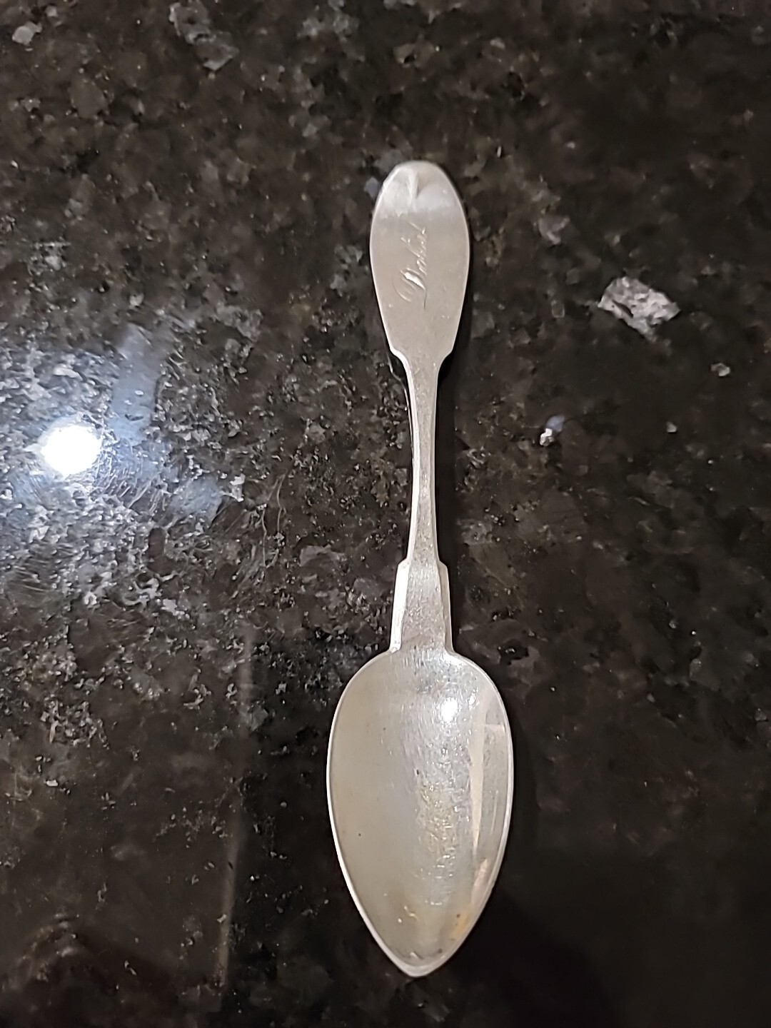 William Pitkin Coin Silver Teaspoon Hartford Conn.