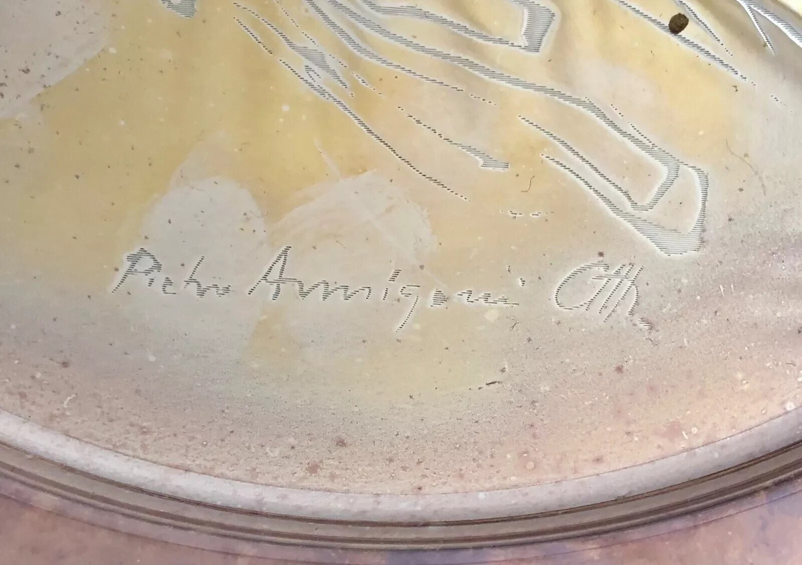Solid Silver Royal Wedding Princess Anne Tray Ltd Edit PIETRO ANNIGONI 1973 365g