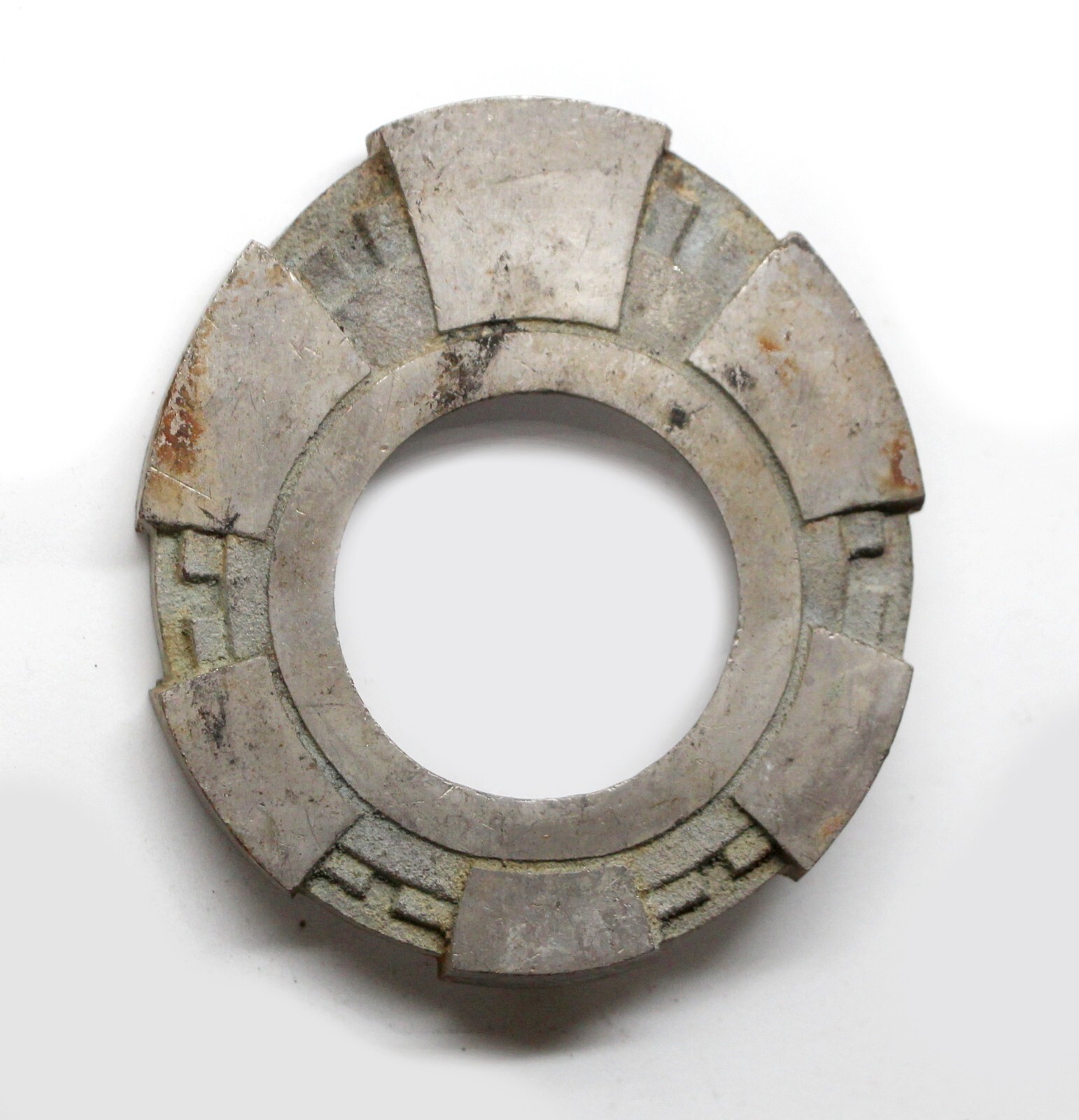 Brass Nickel Plated Sargent Cylinder Lock Rosette
