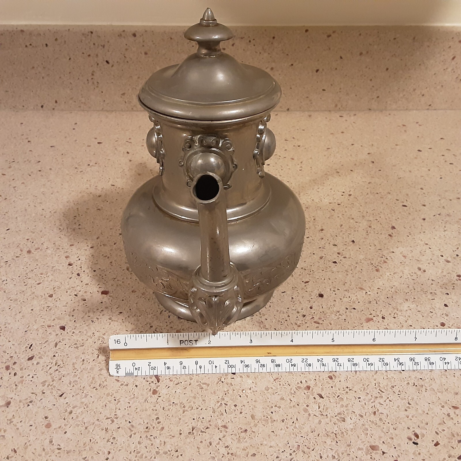 Art Nouveau Pewter Gerhardi & Co. Tea/Coffee Pot #1580