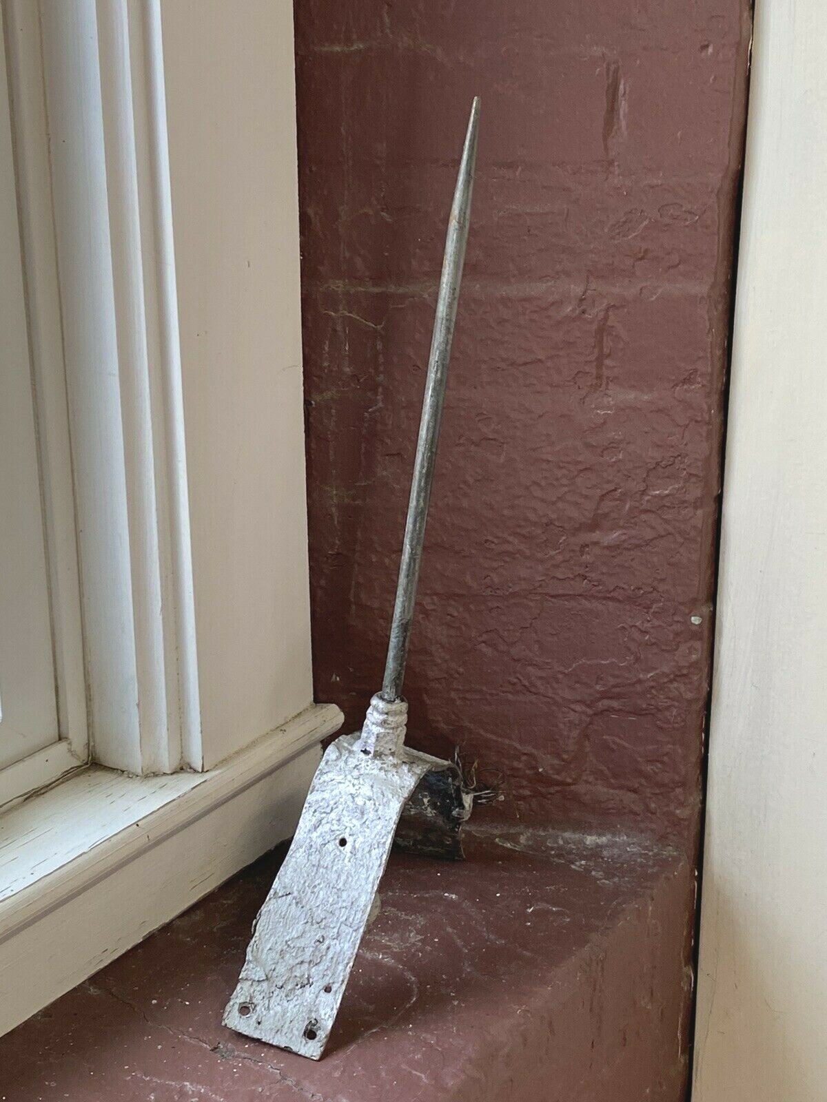 Vintage COPPER Lightning Rod & Bracket, Functional, Interior Design Accent