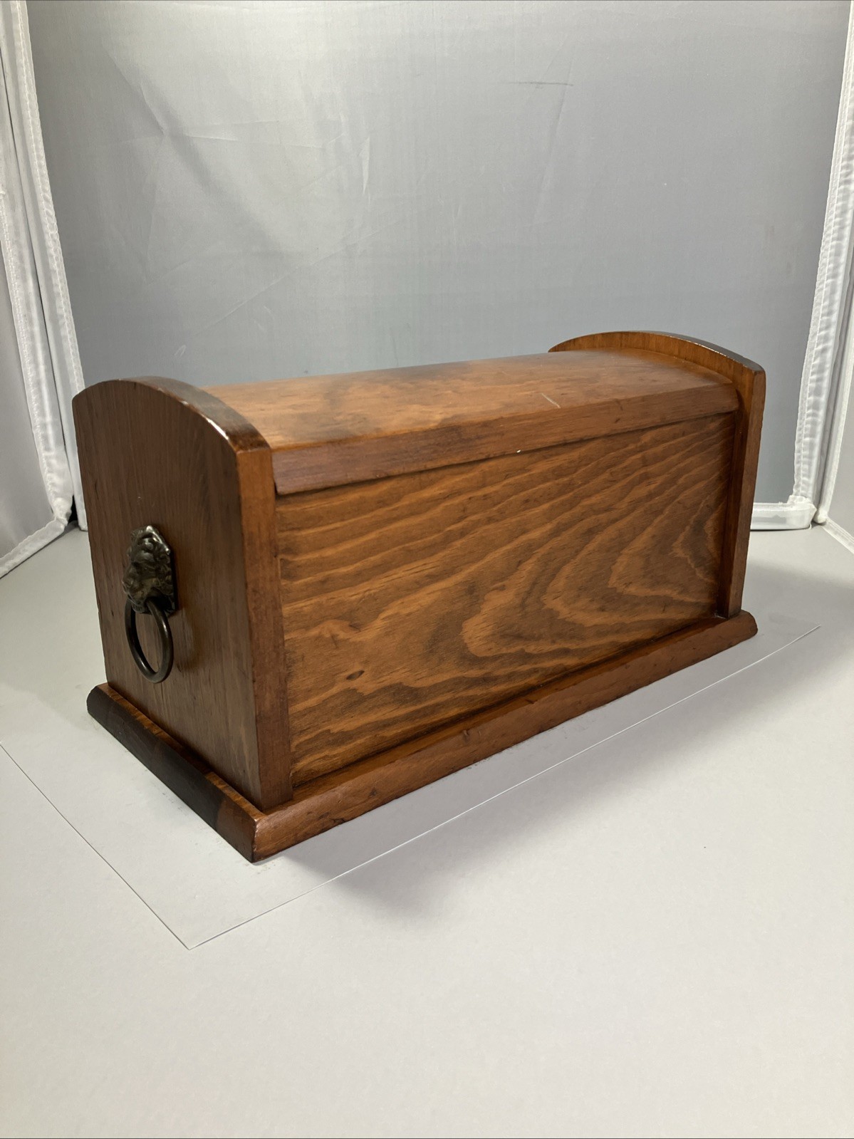 Circa 1800’s – 1900’s Antique English Georgian Regency Mahogany Tea Caddy Box