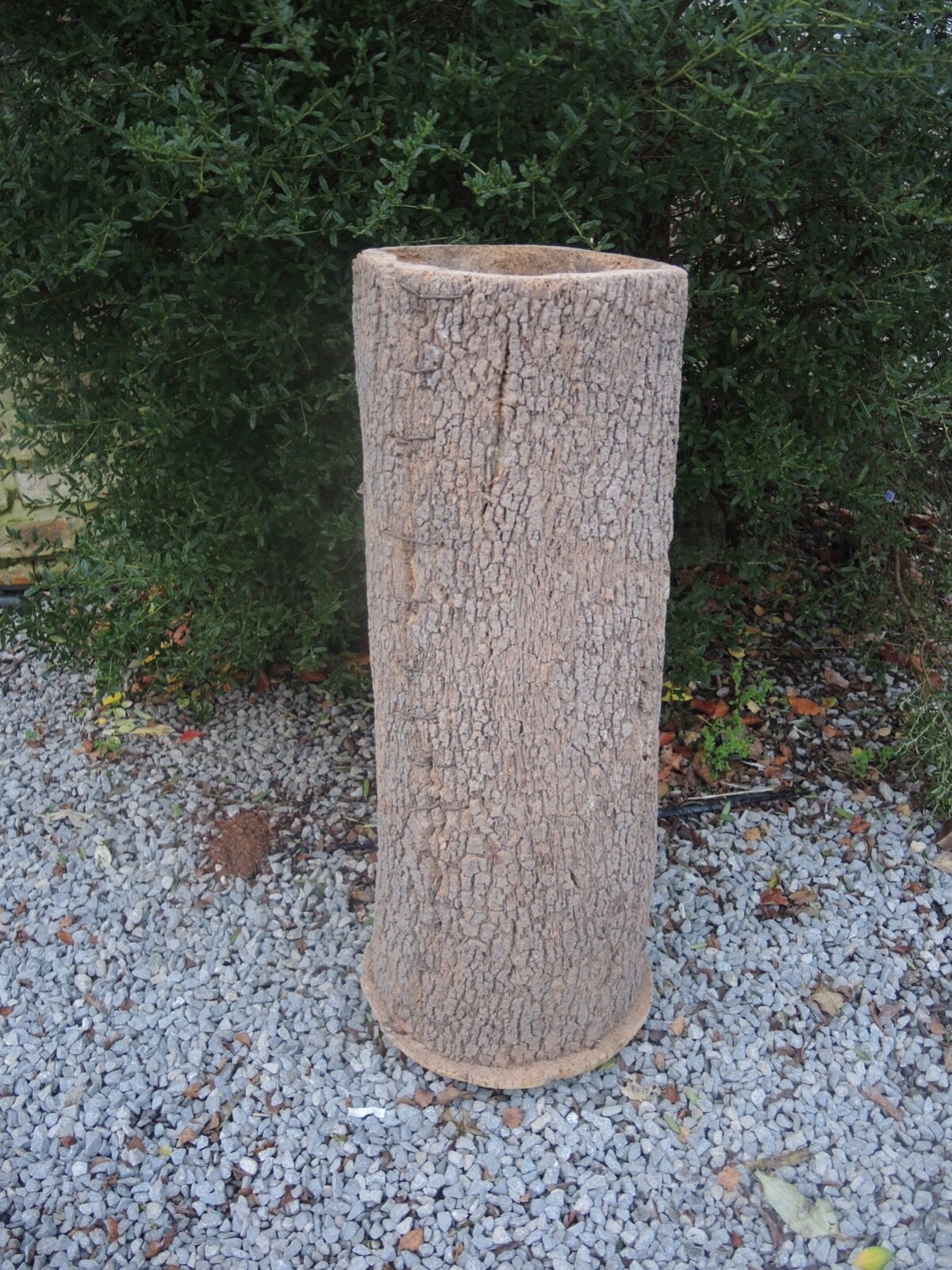 Unusual Tall Vintage Cork Planter Garden Planter Indoor Planter 76 cm (1122)