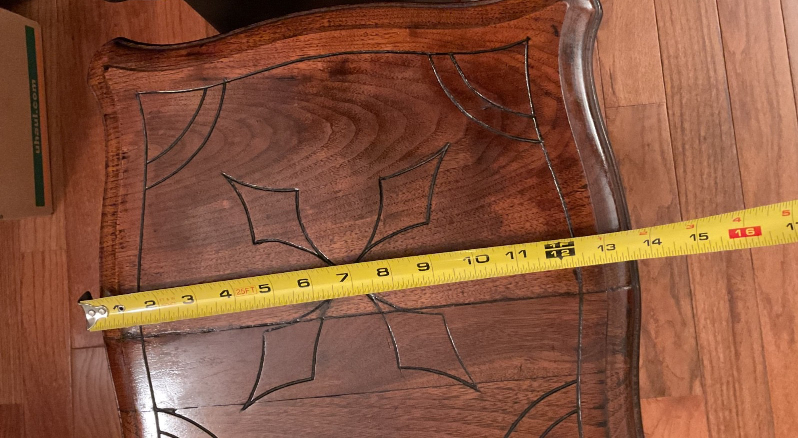 Antique Eastlake Carved Walnut Stand or Occasional Table
