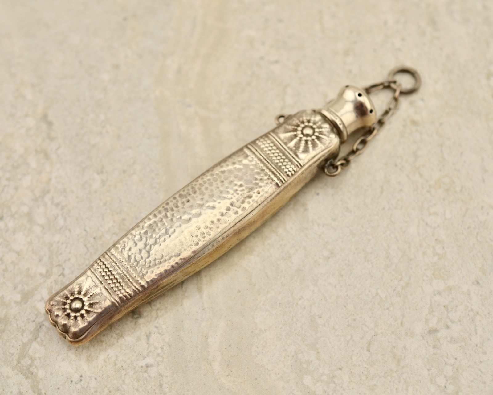 Antique C.1880 Whiting Sterling Silver perfume scent bottle by Charles Osborne
