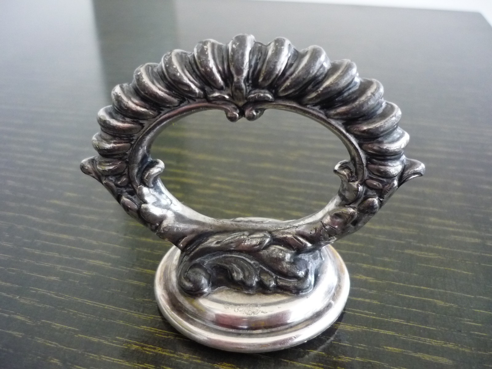 SILVER PLATED HANDLE DESIGNED FOR ANTIQUE COVERED SERVING DISH VICTORIAN ORNATE