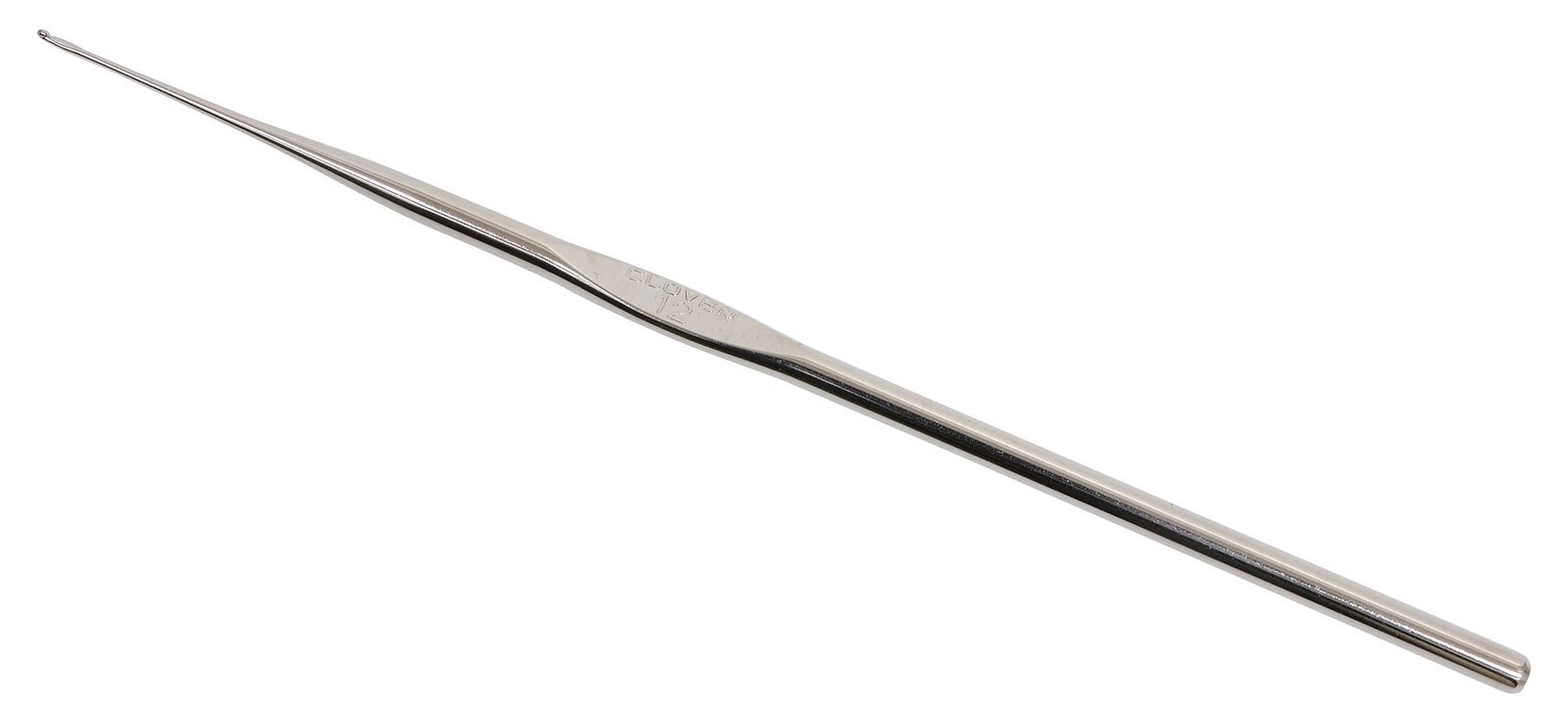 Clover Lace Hook No. 12, 11.5cm, Silver, 41-012