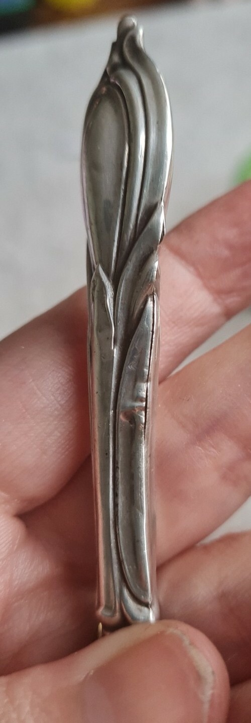 Antique Jam Spoon Silver Victorian sterling George Unite Birmingham 1843 Gift