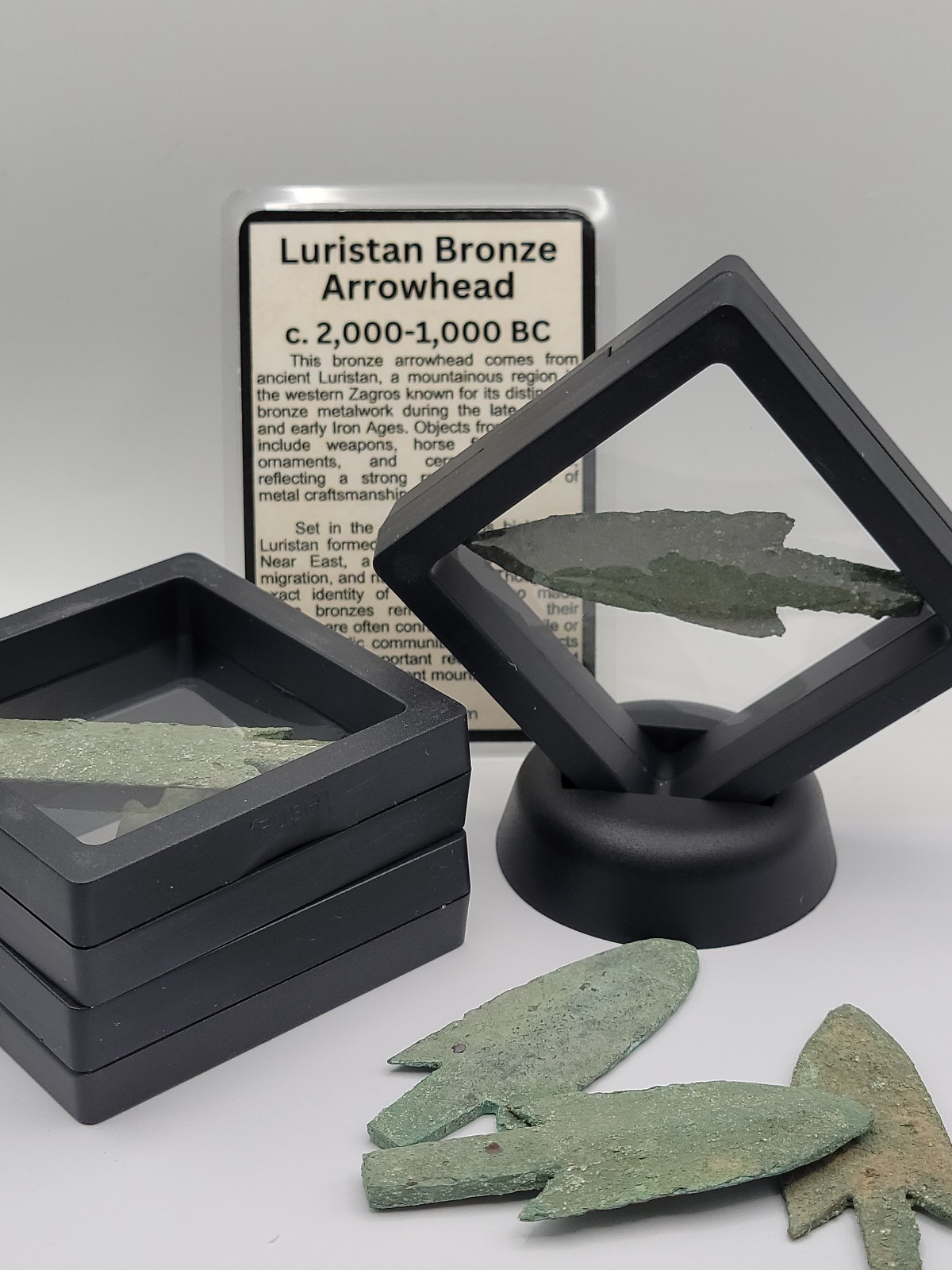 1 Random Ancient Luristan Bronze Arrowhead c. 2000-1000 B.C.