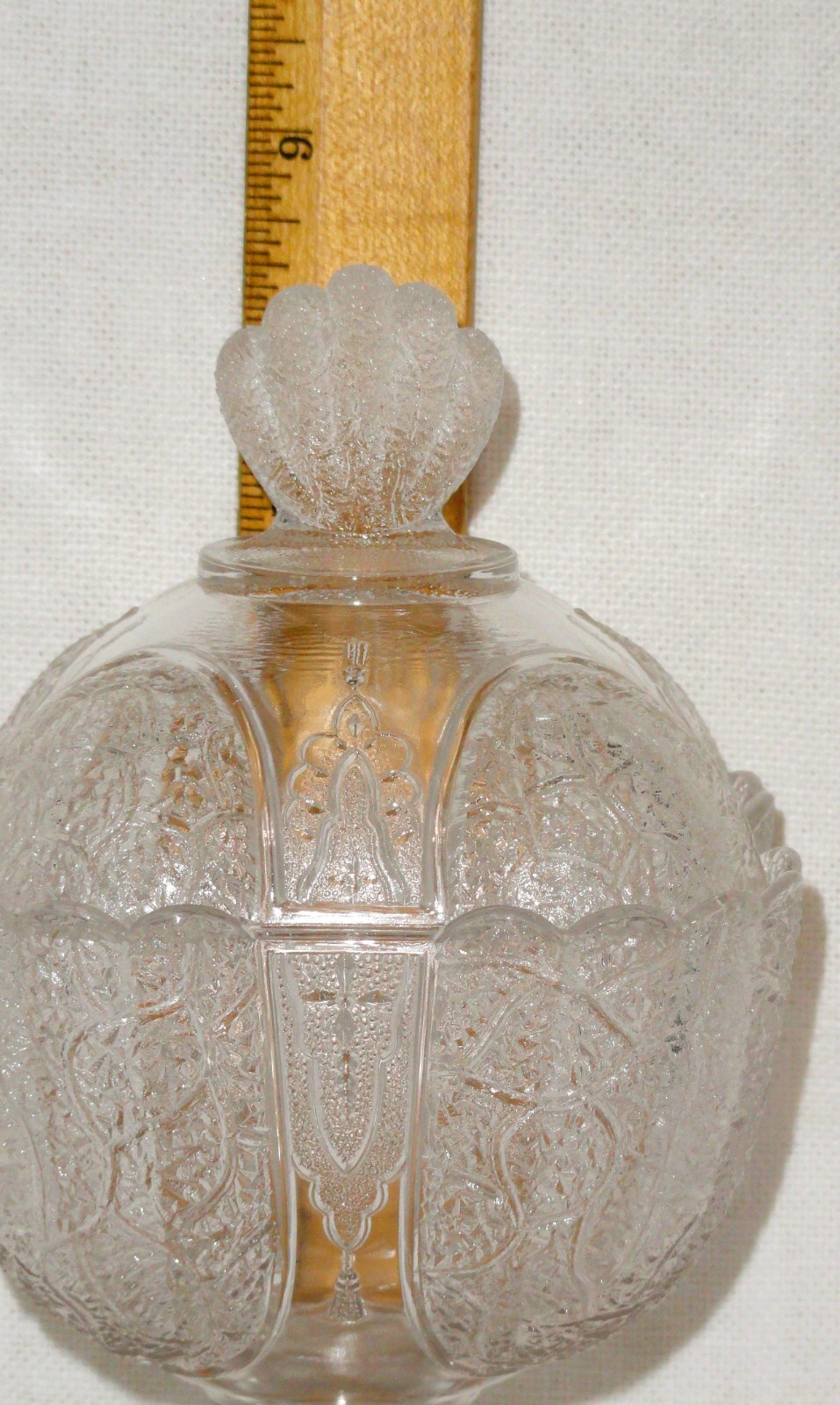 Antique EAPG George Duncan & Sons Covered Dish ~ Shell & Tassel ~ Candy/Sugar