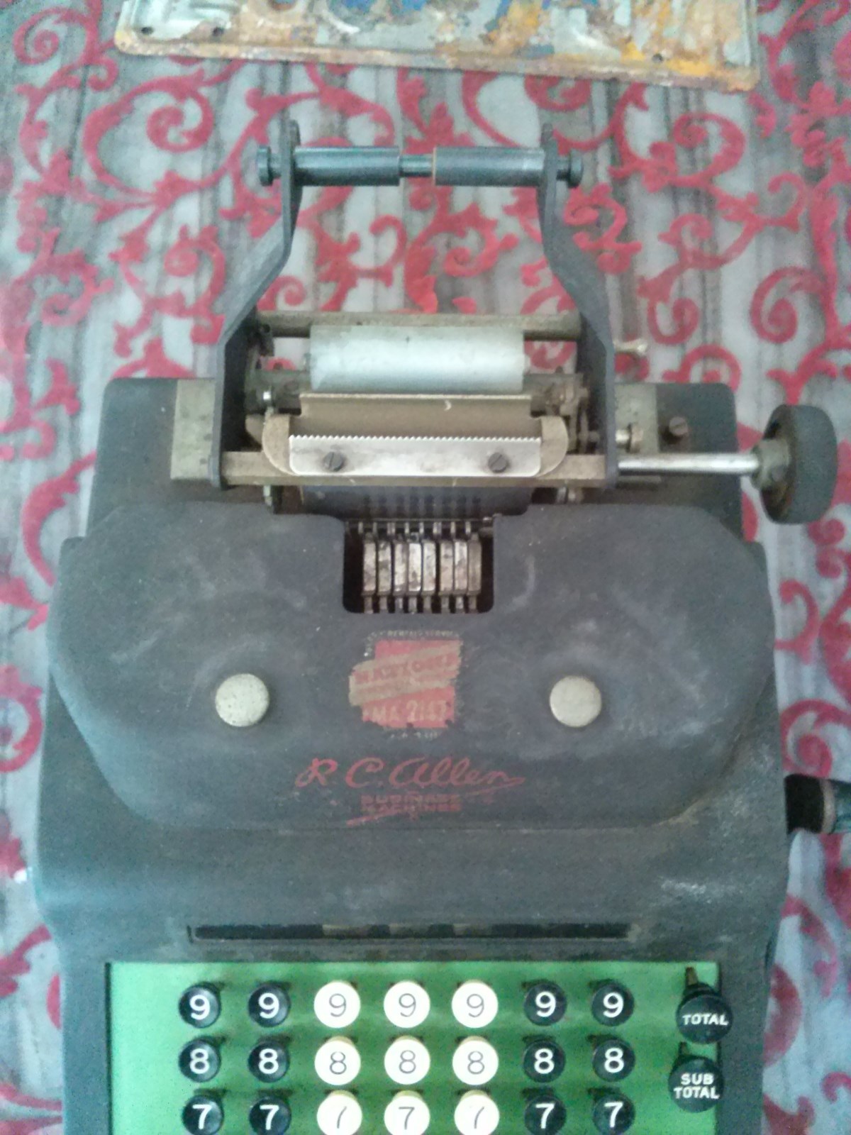 VINTAGE R.C. ALLEN BUSINESS MACHINE – RARE