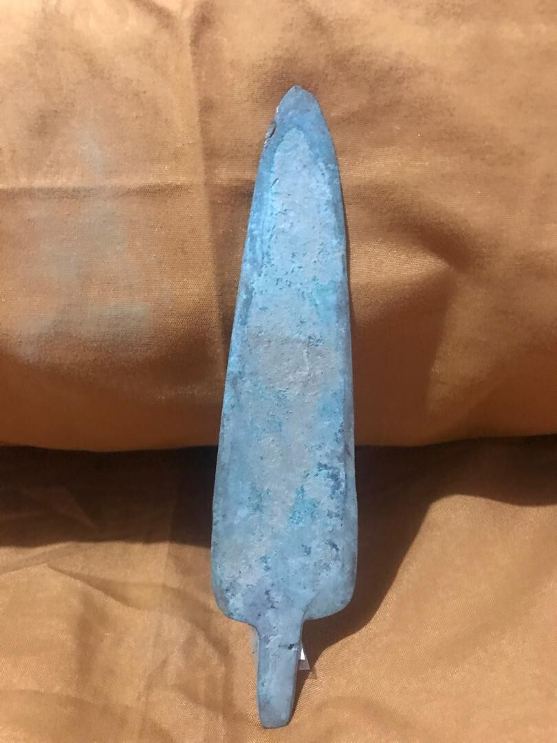 Ancient Bronze Arrow Head Bactrian C.300 BC No Reserve #IND040