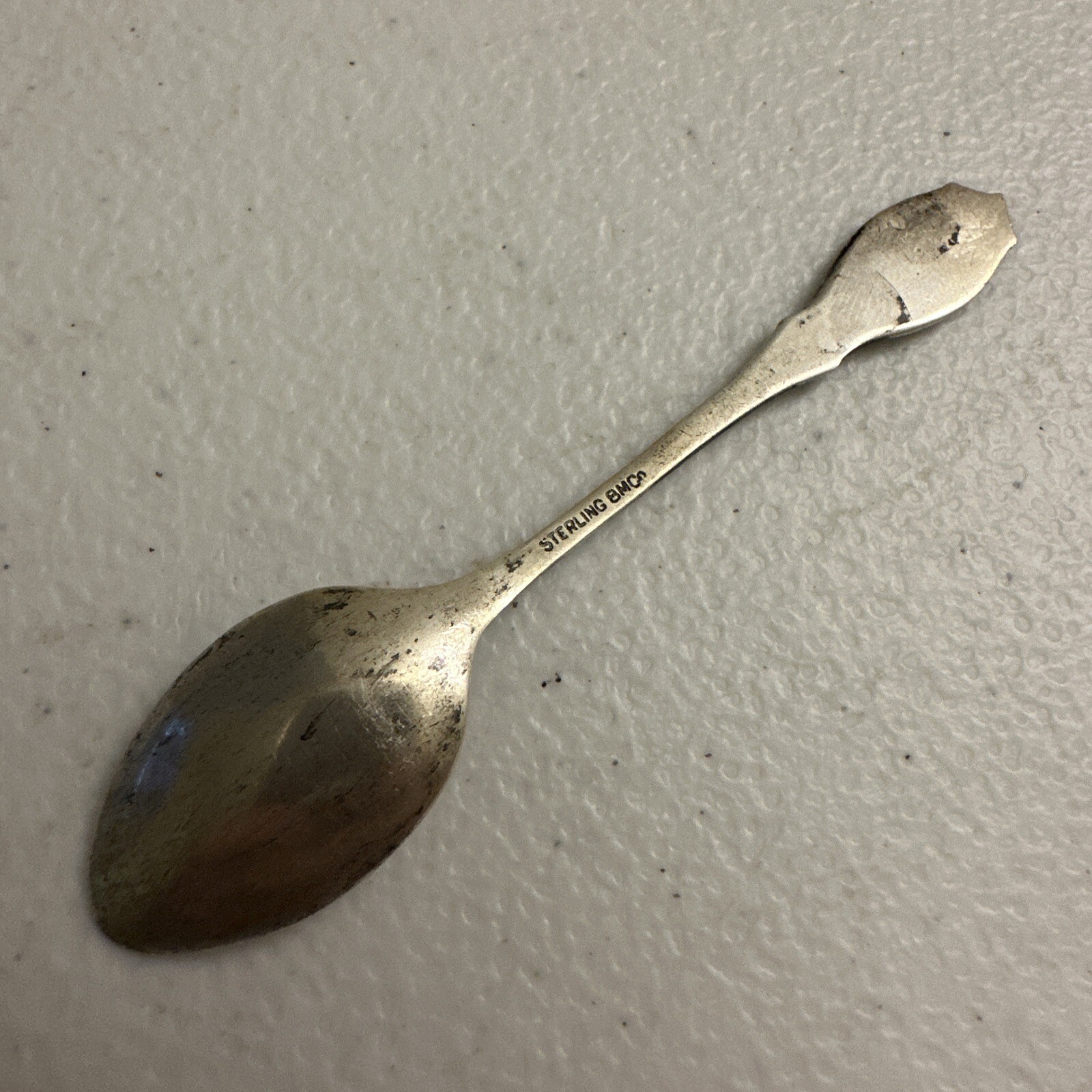Antique Breadner Mfg. Co. Enamel Fish Sterling Silver Jamaica Souvenir Spoon