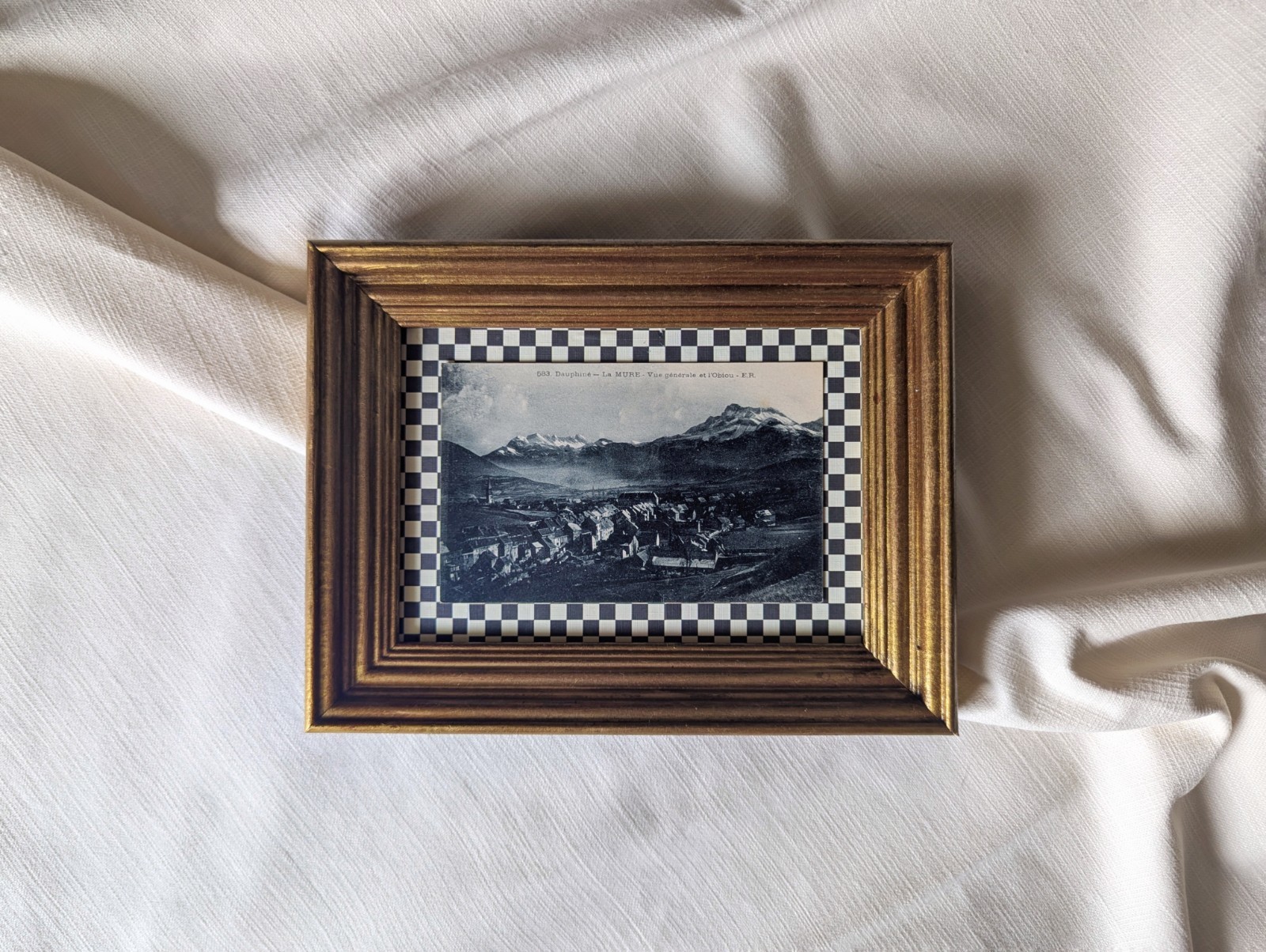 Antique/Vintage Gold Gilt Wood Picture Frame Early 1900s French Mountains…