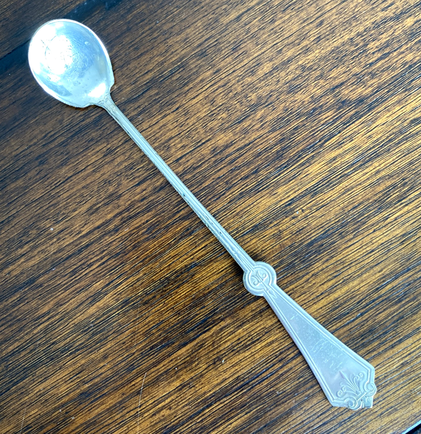 Jewell 1882 Salt Spoon 5.25″ International Sterling Silver Antique