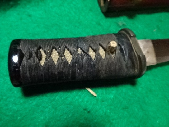 Tanto 短刀 “ Mumei ” 無銘 Japanese Real Sword 18.2 cm Koshirae 拵え Antique KATANA 刀