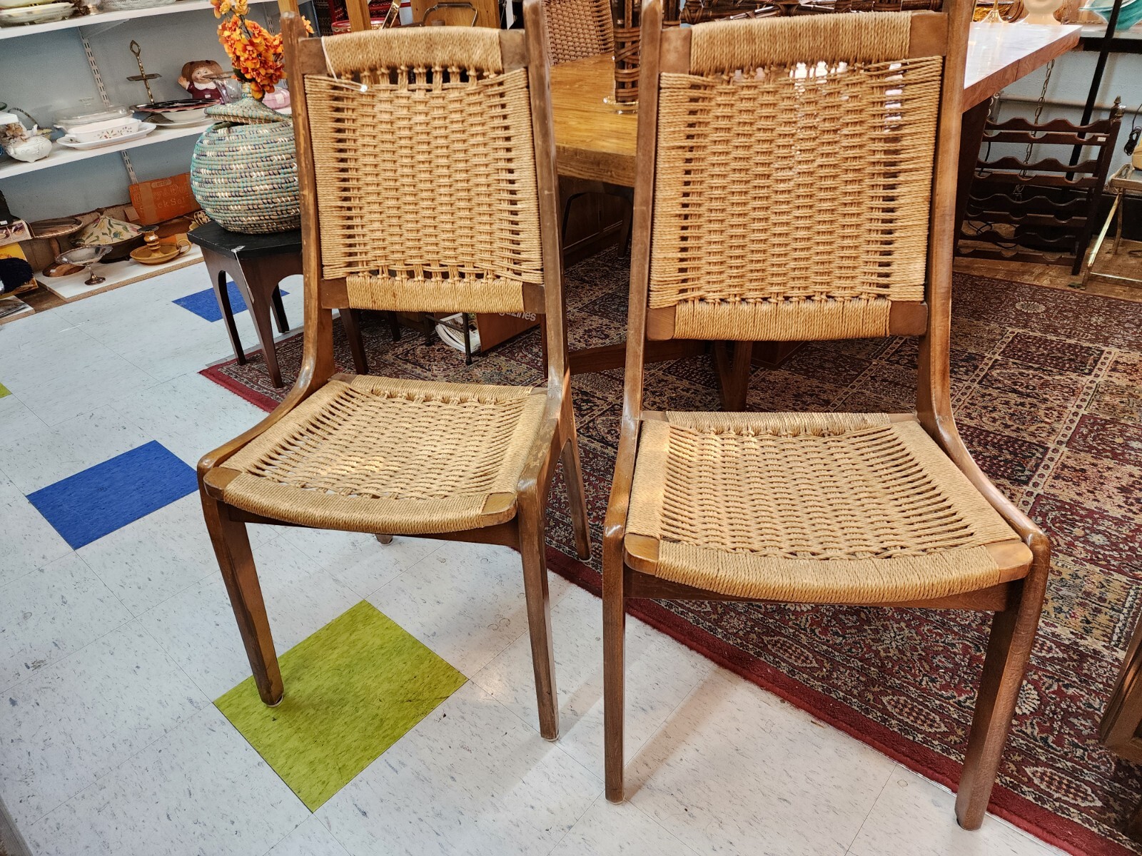 Vintage mid-century modern hans Wagner dining chairs