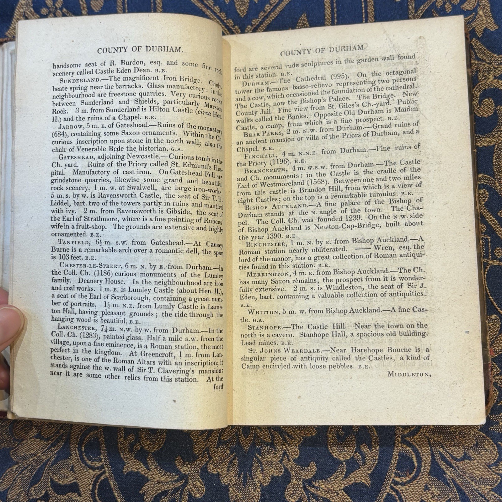 1818 Antique Travel Book – The Scientific Tourist – England Wales Scotland Vol 2