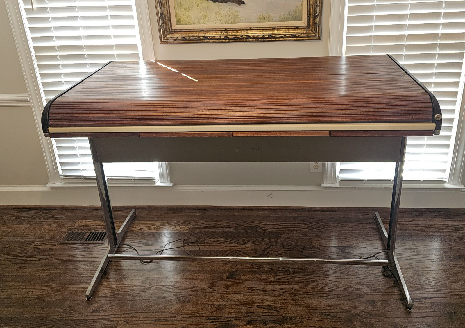 MCM Herman Miller Action Office Roll top Desk – Tall Standing Architect Drafting