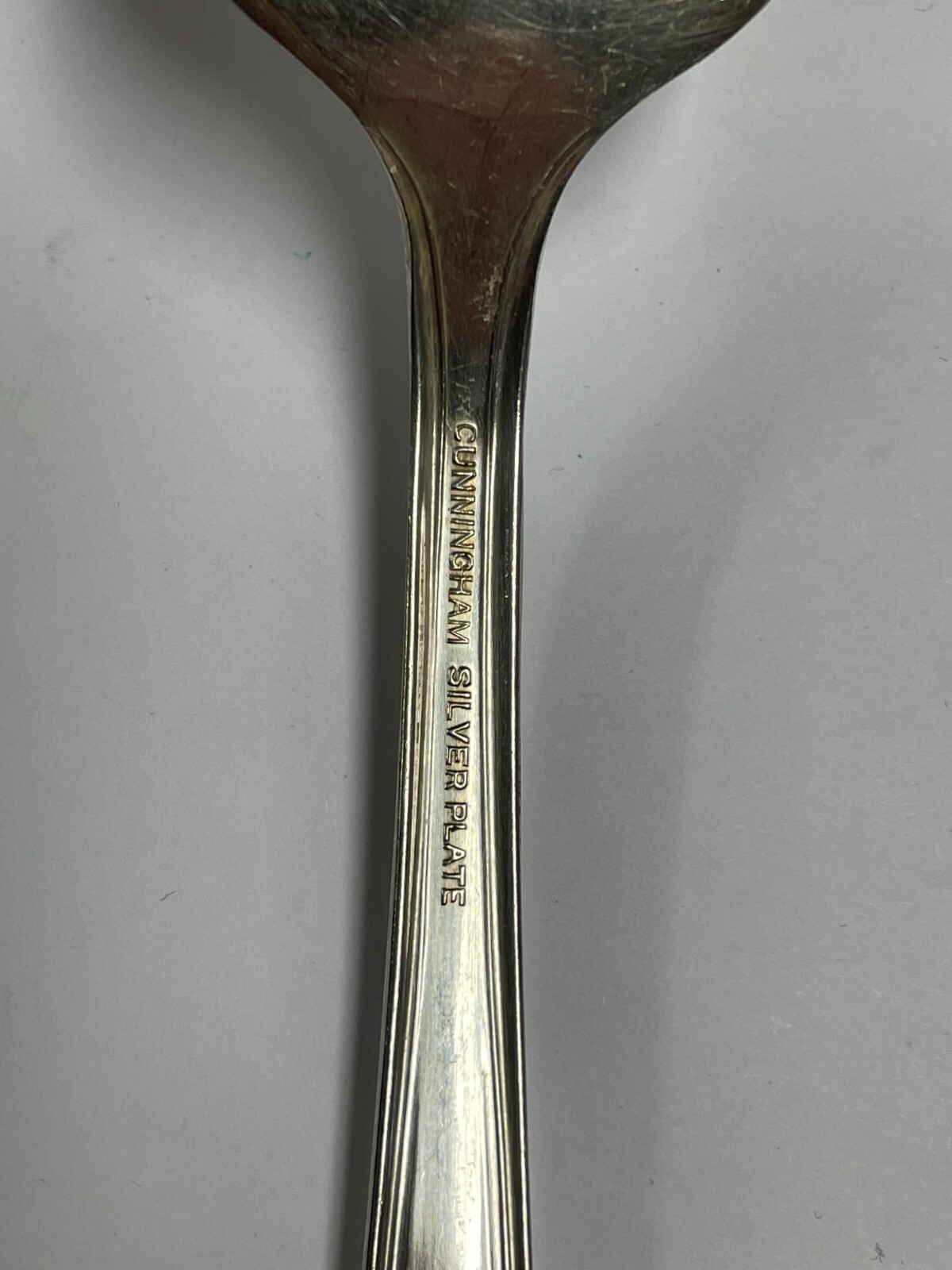 Cunningham Silver Plate Laurel Pattern Serving Fork and Butter Knife
