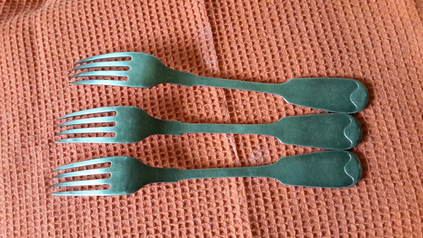 Antique collection forks NORBLIN GALW silver plated .19th century