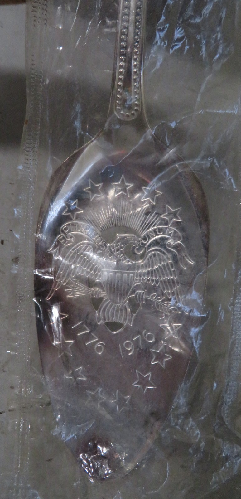 Vintage Bicentennial Eagle Pie Cake Server by Oneida Community Silverplate NEW