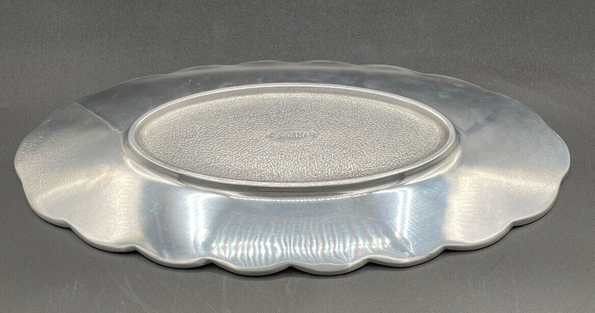 SUNFLOWER Gorham bread serving tray 1831 Metalware 14.5 “