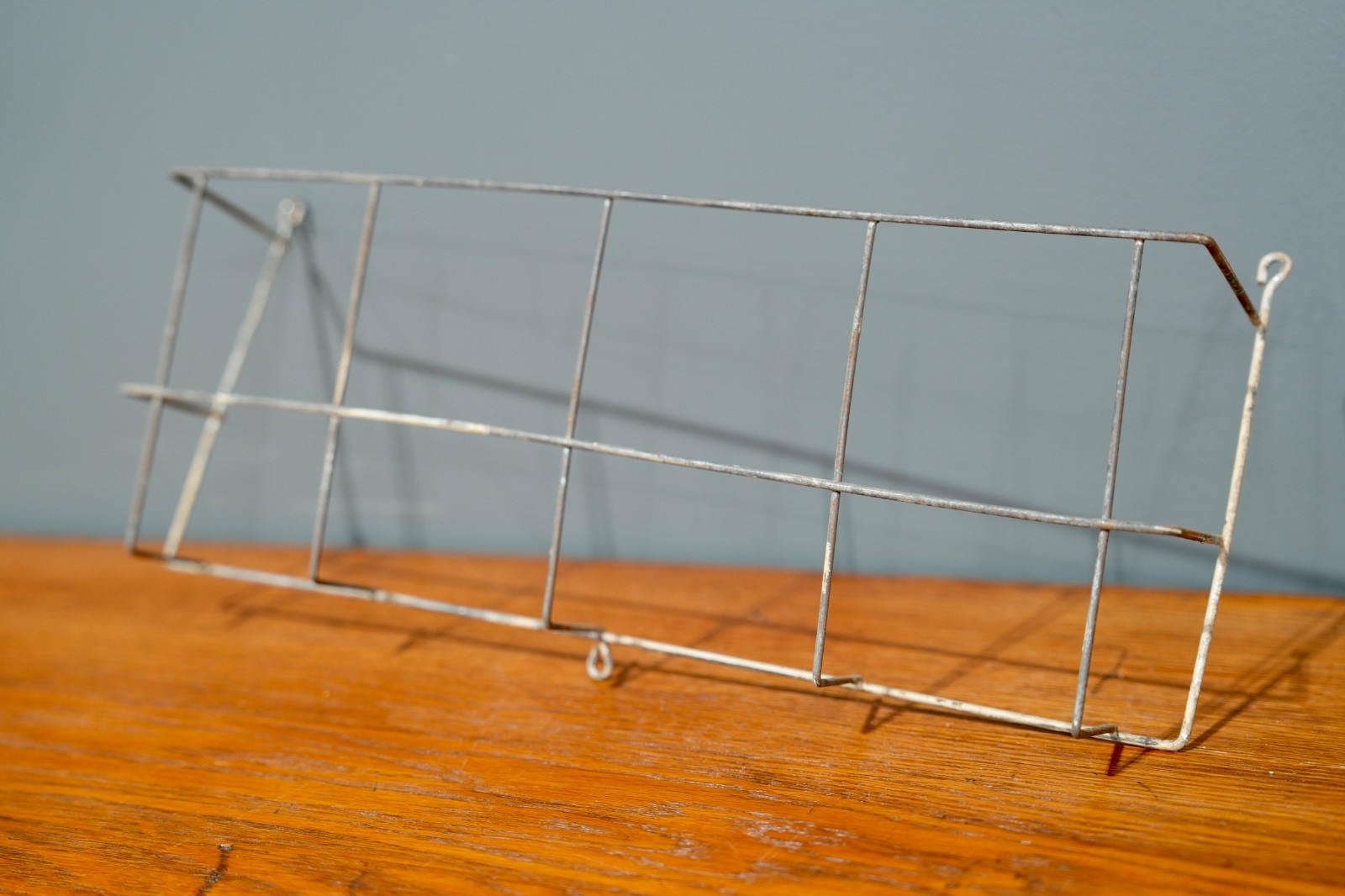 Hoosier Sellers Cabinet Cookbook Holder Vintage Metal Wire Rack Antique