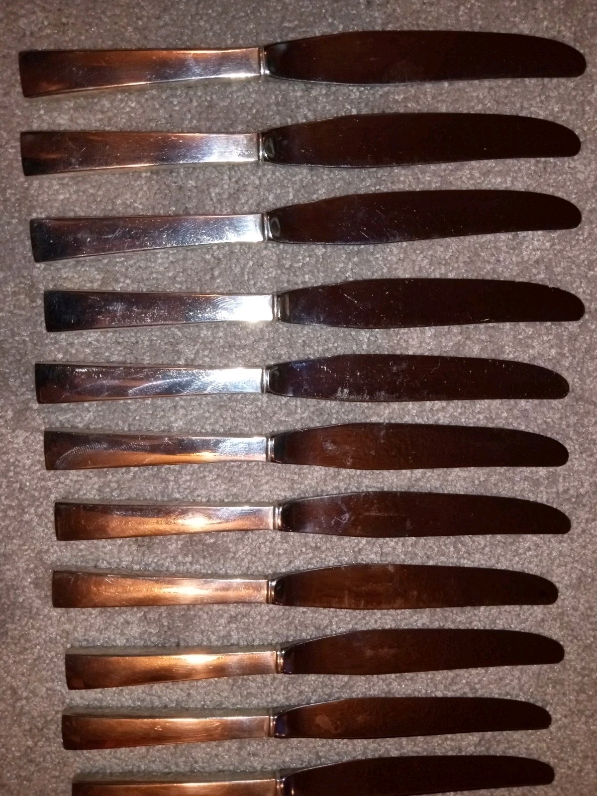 Continental by International Sterling Silver Butter Knives Set Of 12 9″
