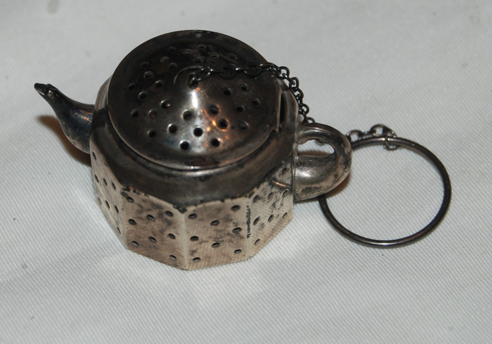 Vintage AMCRAFT Attleboro Mass Sterling Silver Teapot Tea Diffuser