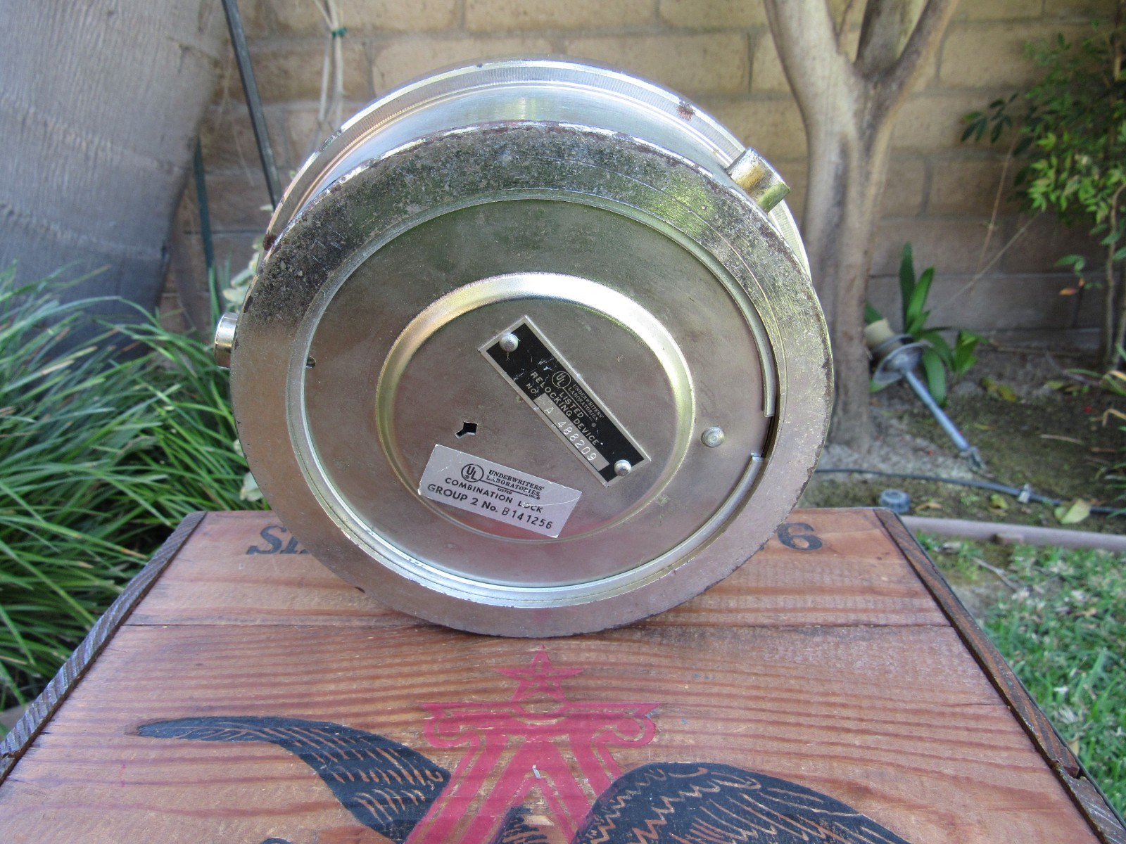 Vintage Major Safe Door Lid Head for In-Ground In-Floor Security Lock