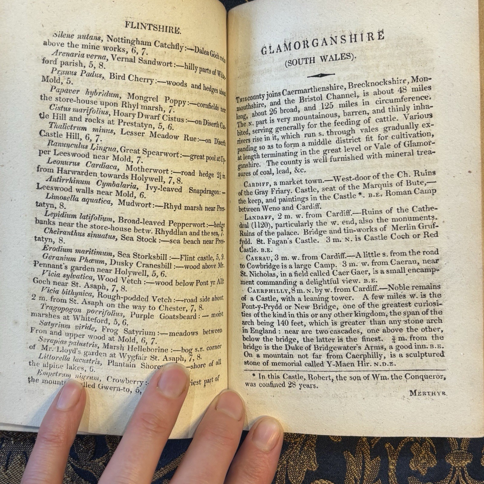 1818 Antique Travel Book – The Scientific Tourist – England Wales Scotland Vol 2