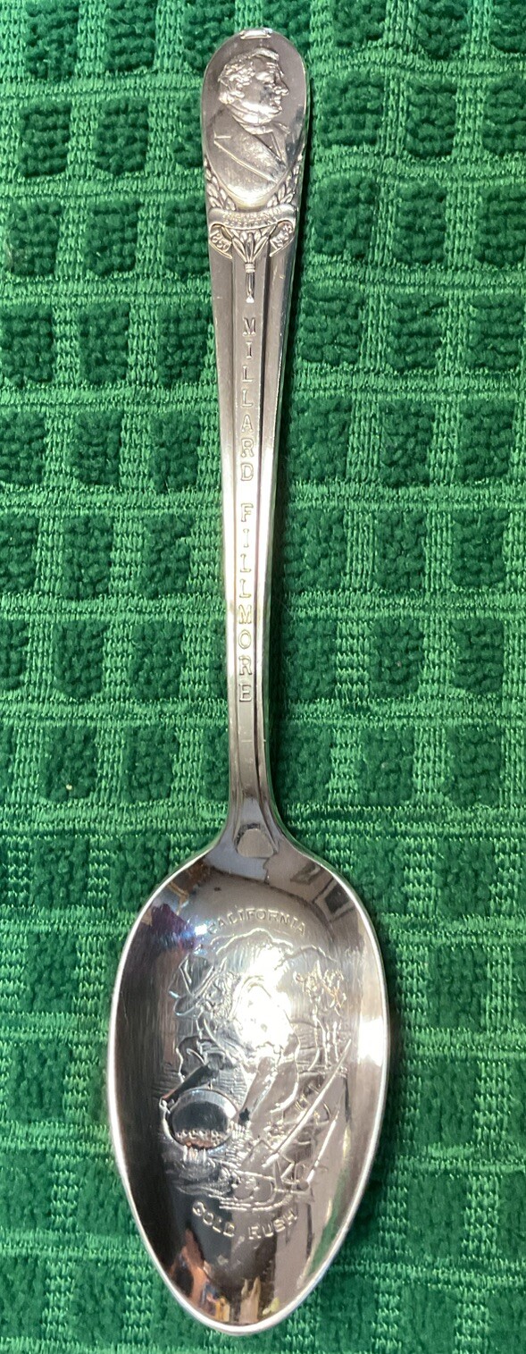 Vintage Wm. Rogers Presidential Commemorative Spoon – Millard Fillmore