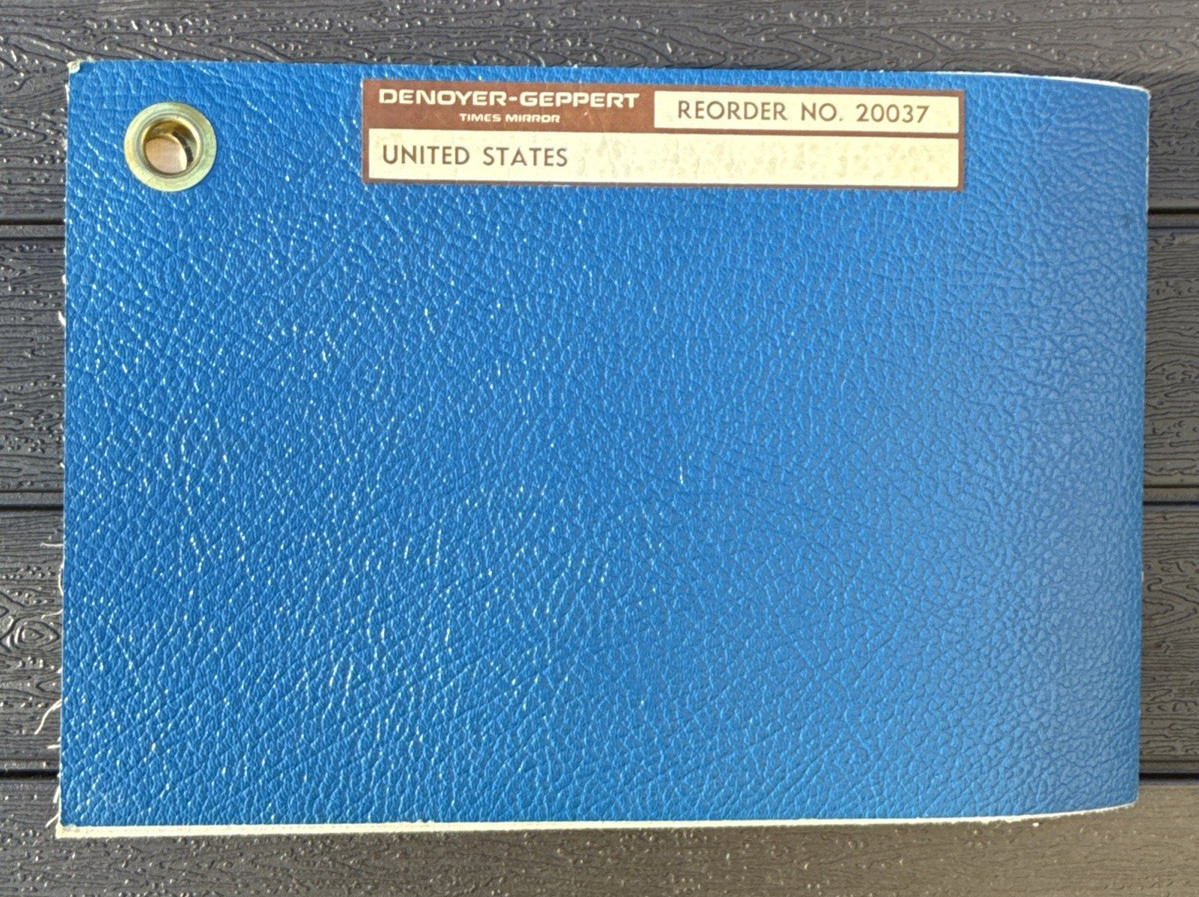 Denoyer-Geppert Continential United States Hang Heavy #20037 Classroom Map-1966