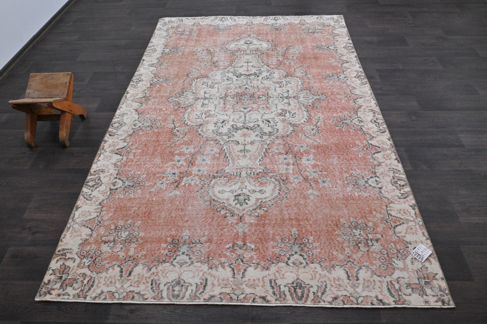 Oushak Turkish Vintage Rug 5×8 Kilim Rug Anatolian Handmade Boho Decor PINK
