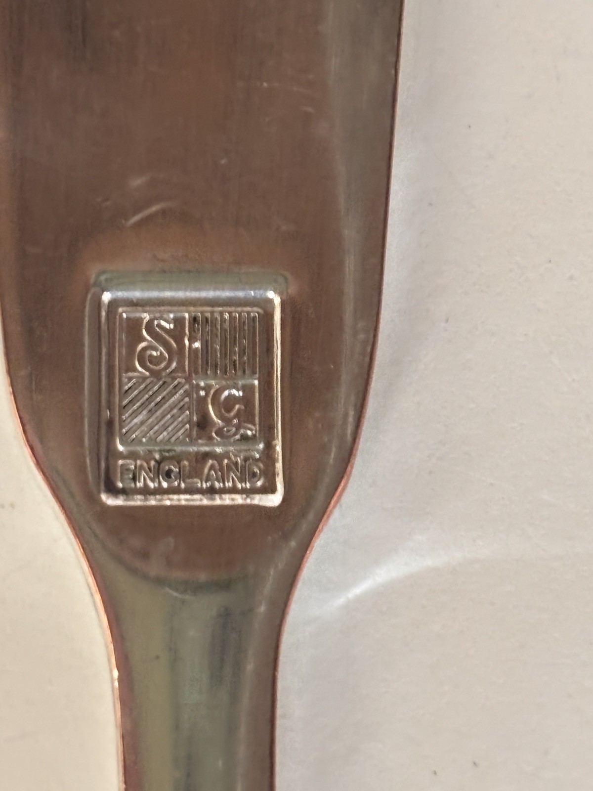 Vintage ONEIDA Silver plated Serving Spoon & Fork Set. 13.25“ Made In England