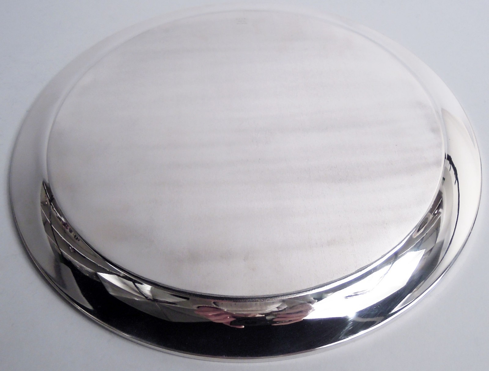 Kirk Tray 4112 Modern Round 12-Inch Diameter American Sterling Silver 1932/61