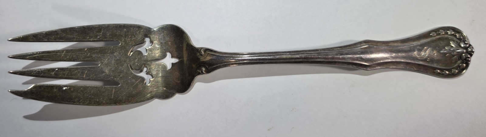 Devon by Reed & Barton Sterling Silver 8 1/2 in Serving Fork 2.12ozt (2604272356