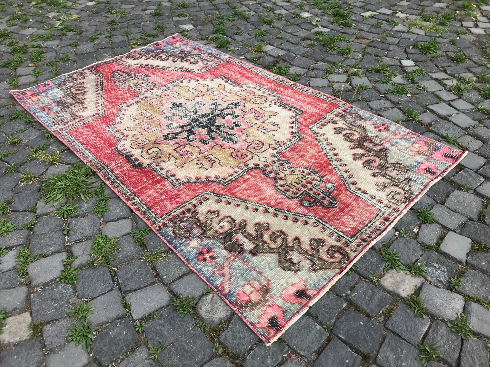 Handmade Rug Turkish Area Rug Vintage Rug Oushak Rug Antique Rug Bohemian Rug