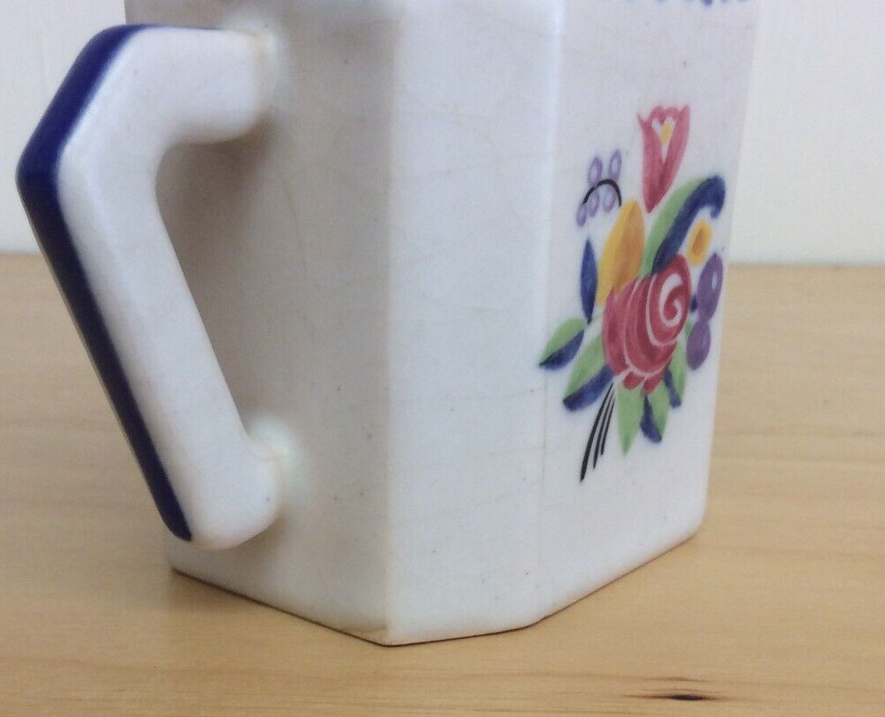 EXTREMELY RARE SHAPE ANTIQUE CARTER STABLE ADAMS ART DECO CREAM JUG 1921-25