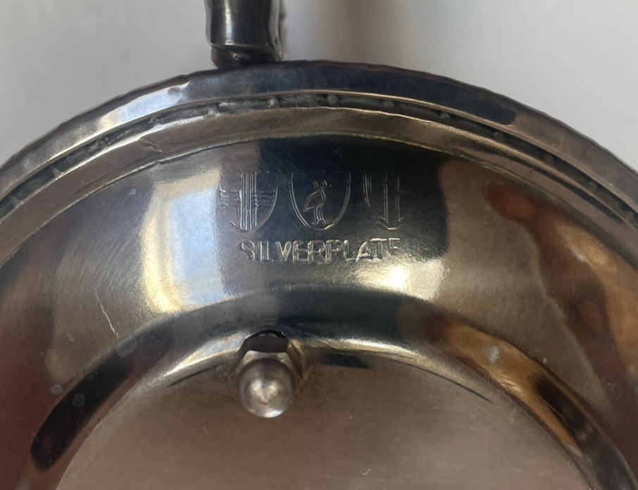 Silver Plate Candy, Vegetable Serving Dish With Lid and Glass Bowl