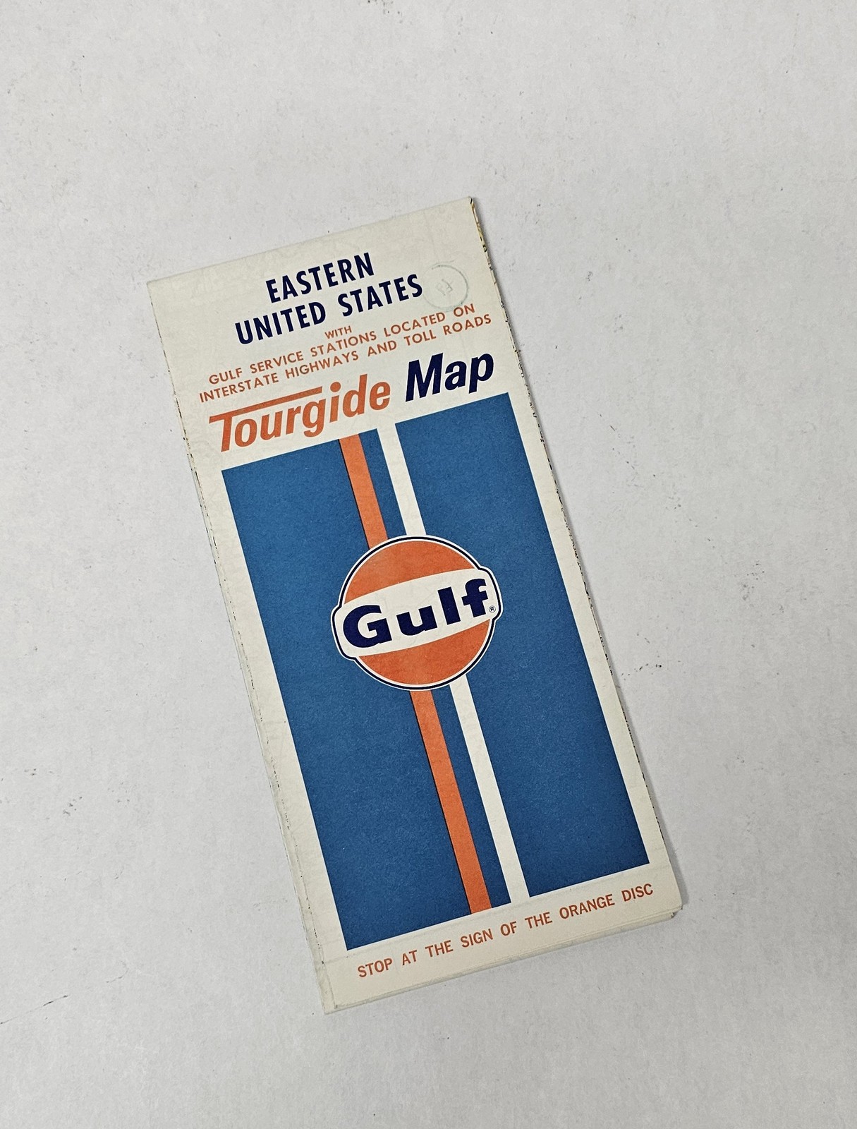 Vintage 1971 Gulf Tourgide Map Eastern United States Rand McNally Road Map