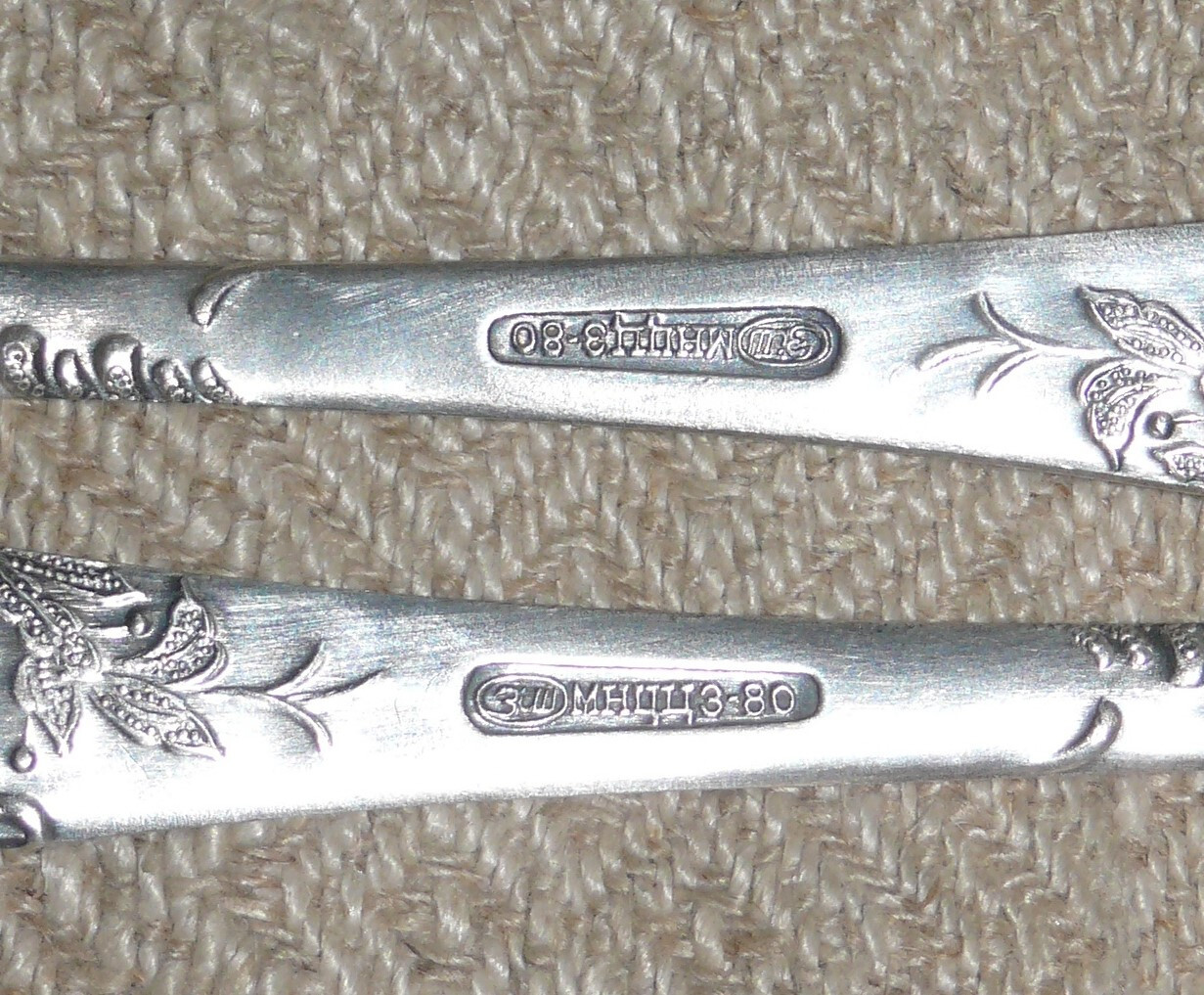 12 pcs. Uncirculated Dessert Table Forks. Silver Plated. ZiSh MNC USSR