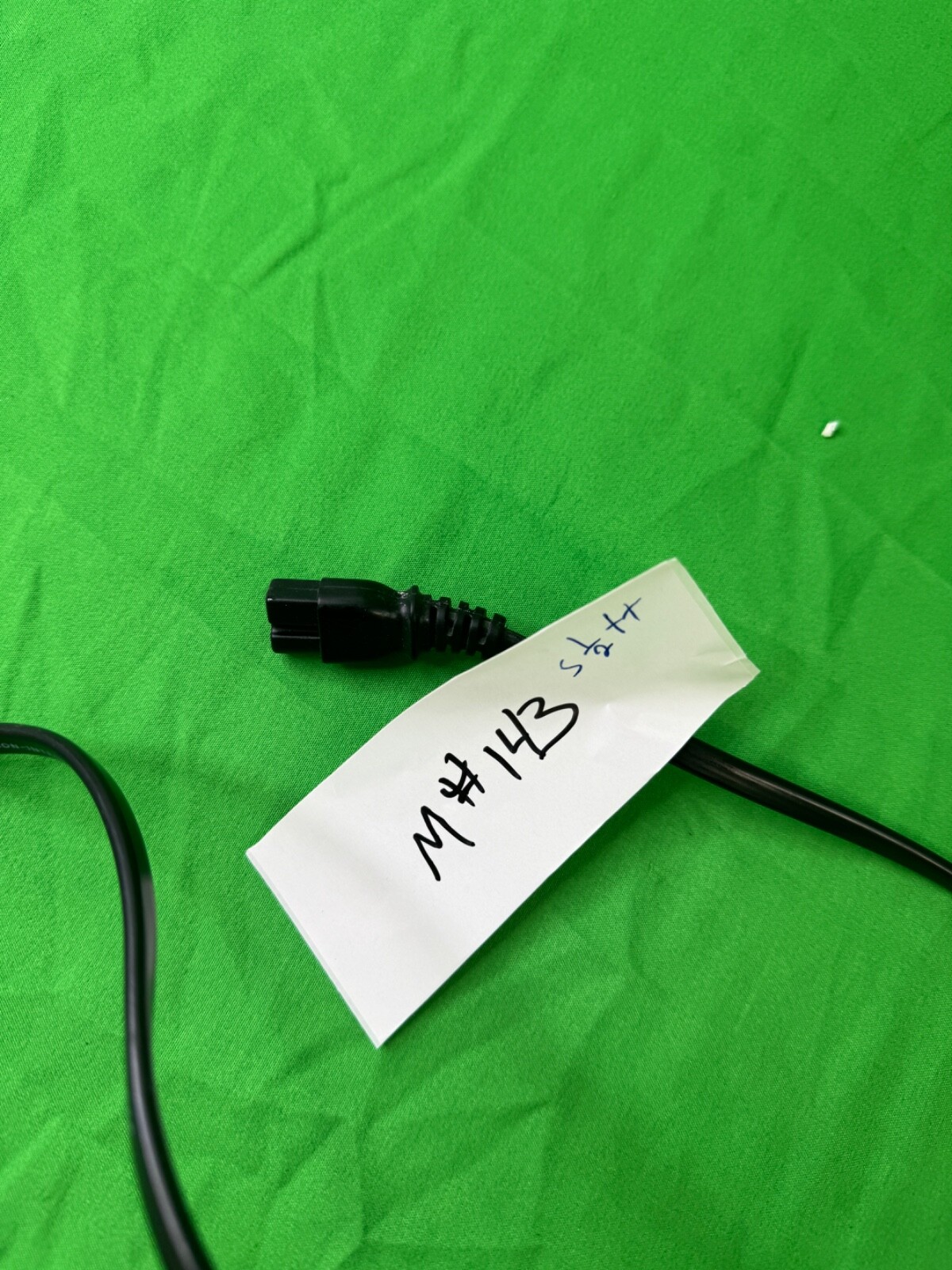 5.5 ft Black Power Cord, M# 143, (UL) E146683 – NISPT-2 -18AWG/2C 105 C VW-1 /