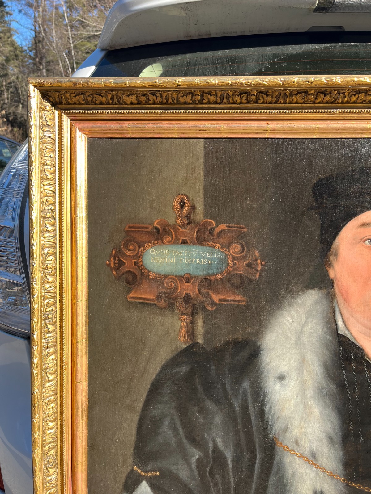 17th Century,” “Old Master,” “Holbein School,” “Tudor Portrait,” “English Knight