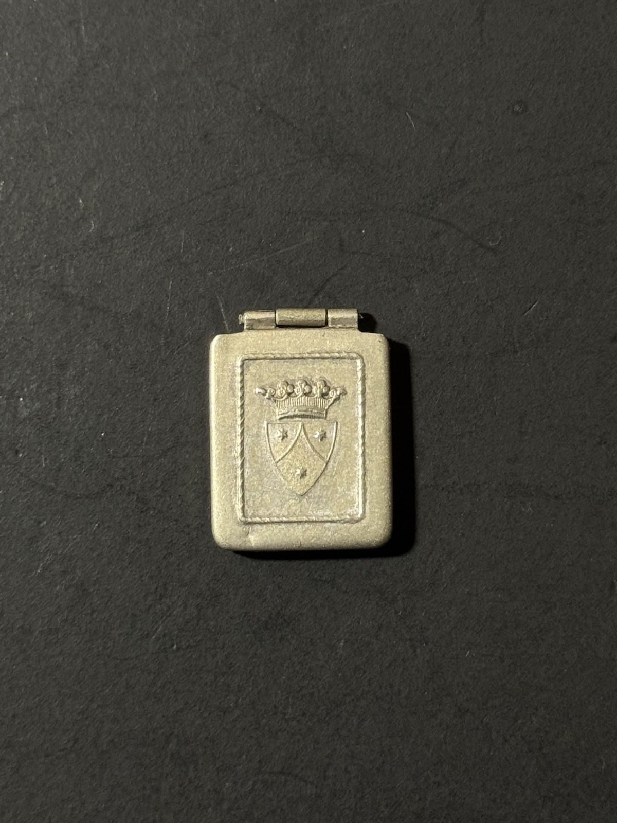 Vintage Silver Tone Stamp Case? Locket?