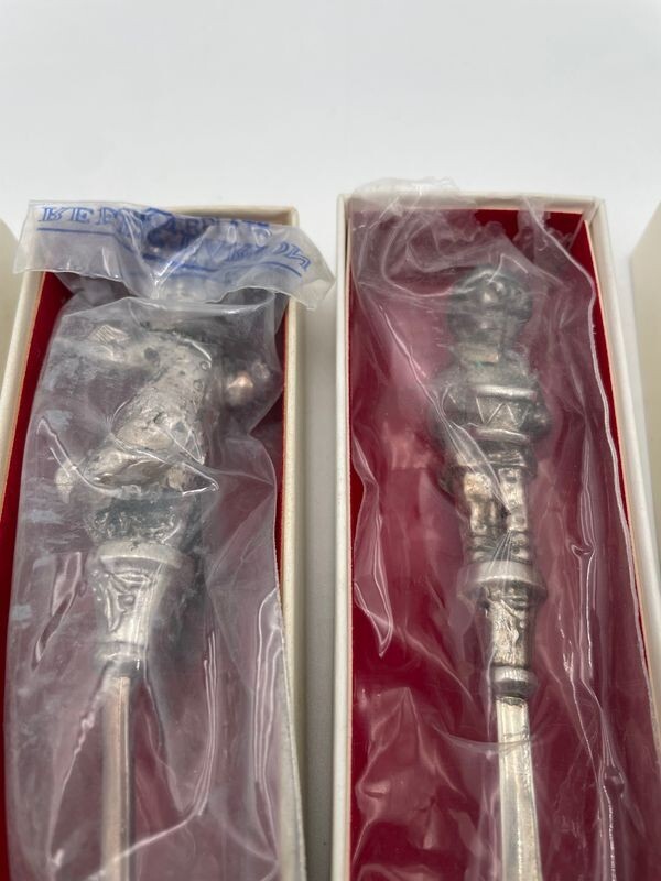 SET 2 Vintage Reed & Barton Silverplate Spoons Children Of Christmas 1983 & 1980