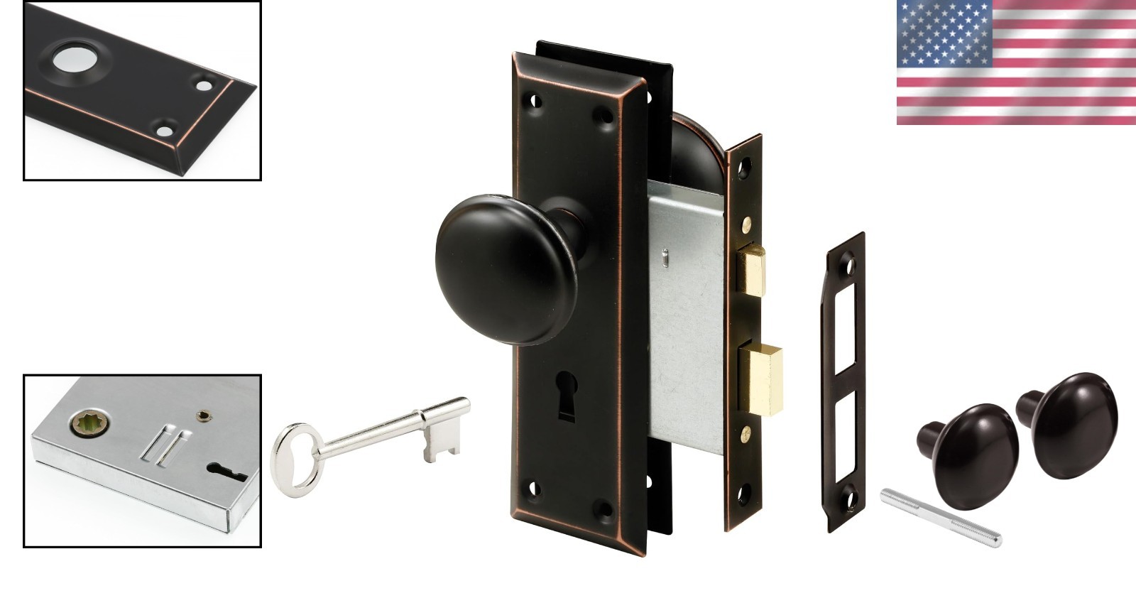 Easy Installation Mortise Lock for Interior Doors